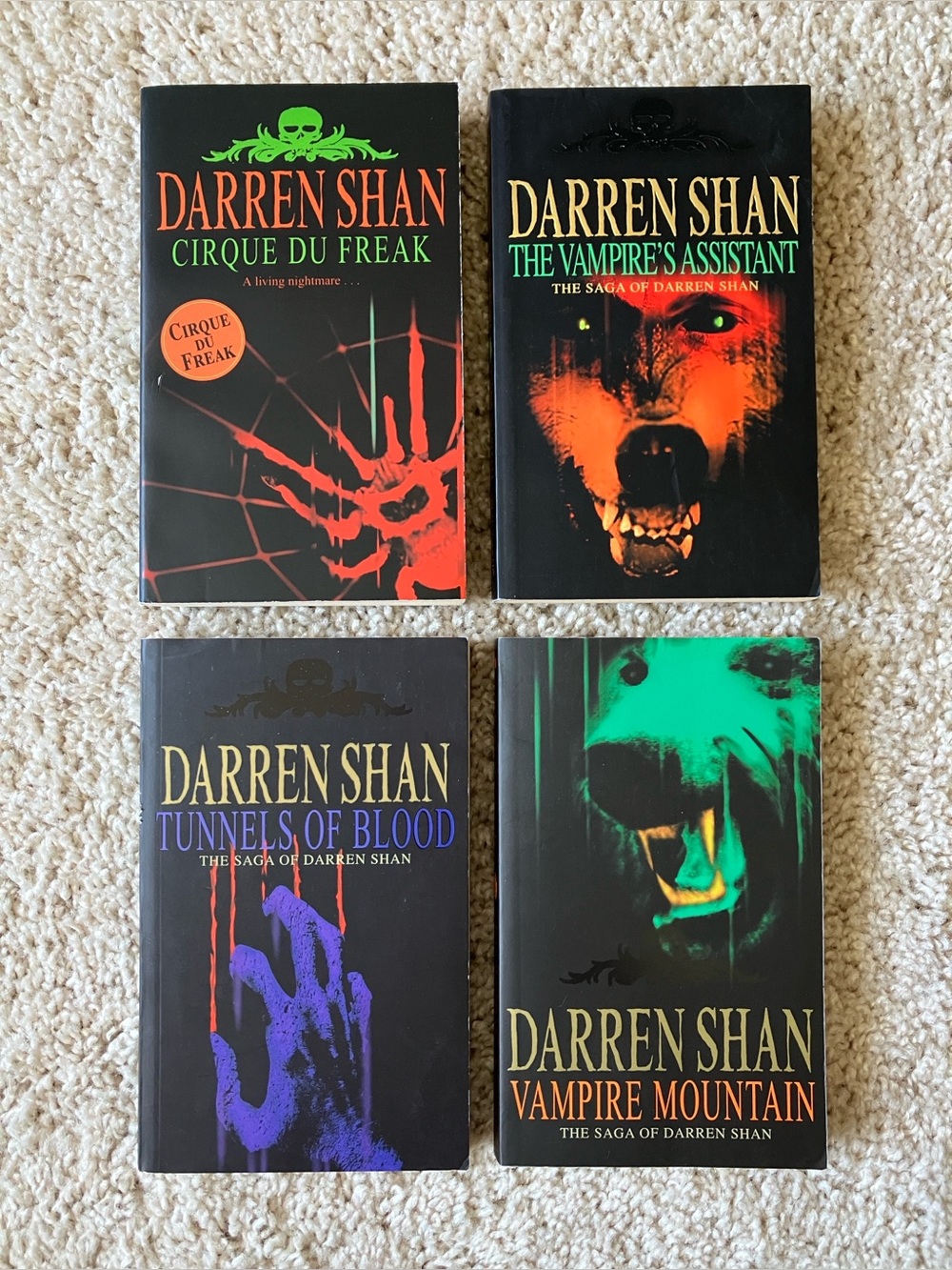 Darren Shan Book Series - Books 1-4